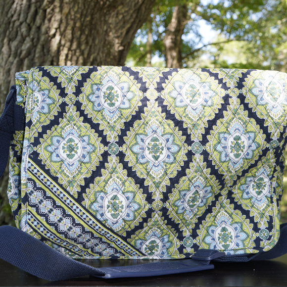 Vera Bradley Handbags - Vera Bradley Flip Messenger Bag (2 clips)